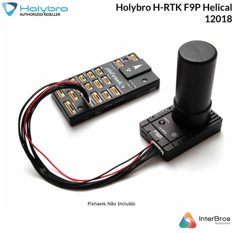 Imagem do Holybro H-RTK F9P Helical , Posicionamento GNSS de Alta Precisão para Drones , Módulo UBLOX F9P, 12018