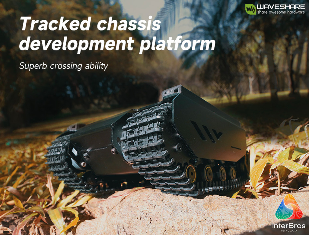 WaveShare UGV01 Off-Road Tracked , compatível com NVDIA Jetson Nano e Raspberry Pi - loja online