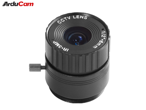 Arducam Lens for Raspberry Pi High Quality Camera, Wide Angle CS-Mount Lens, 6mm Focal Length with Manual Focus , LN029 - Loja do Jangão - InterBros