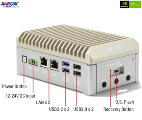 AAEON ASUS BOXER-8652AI , Computador Industrial , NVIDIA® Jetson Orin(TM) NX 8GB - Loja do Jangão - InterBros