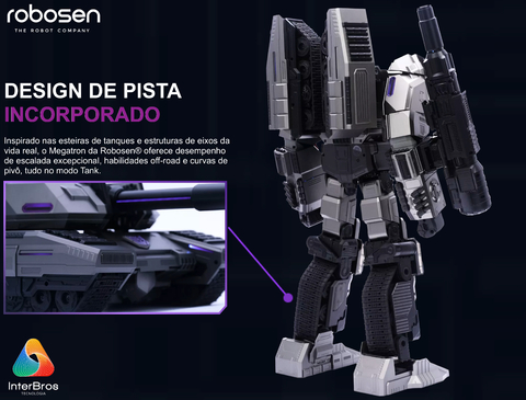 Robosen Transformers Megatron Flagship Robot , Educacional e Recreativo, +12 anos - Loja do Jangão - InterBros