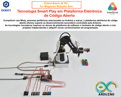 Imagem do Dobot Basic AI Kit + Dobot AI Teaching Kit, for Magician Robotic Arm , Kit Básico de IA , Acessório Educacional , +8 anos