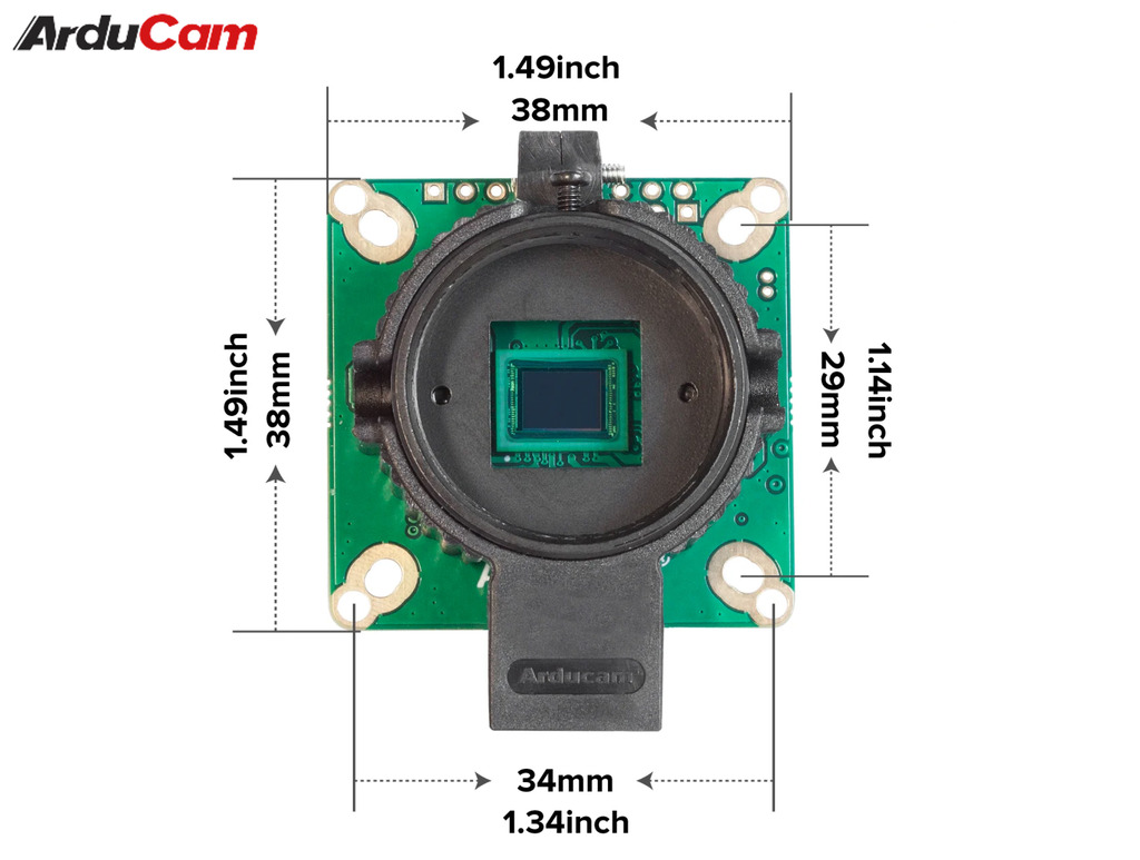 Arducam Raspberry Pi High Quality Câmera 12.3mp , B024001 - Loja do Jangão - InterBros