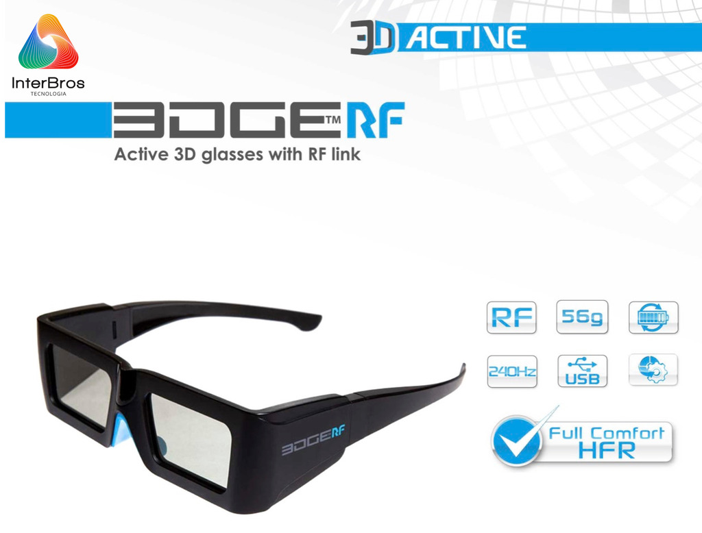 Volfoni Active Edge RF VR 3D Glasses - Loja do Jangão - InterBros