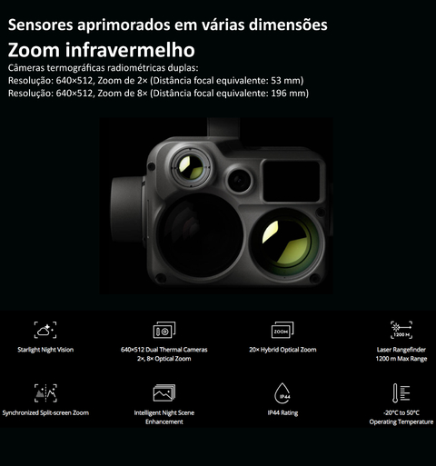 DJI Zenmuse H20N l Night/Thermal Camera l Starlight Sensor l Drones & UAVs - tienda online