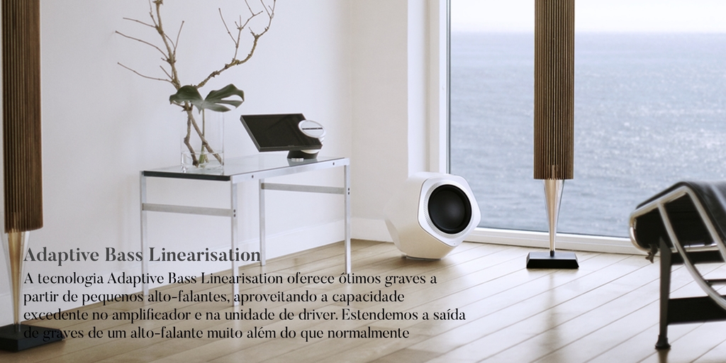 Imagem do Bang & Olufsen Beloab 19 l High-End Wireless Subwoofer l Home Theatre Speakers l Subwoofer Sem Fio WiFi l 2 x 8" woofers l 320 Watts l Escolha a Cor