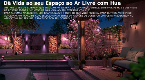 Philips Hue Lily Spot Light Outdoor Base Kit Holofote - Loja do Jangão - InterBros