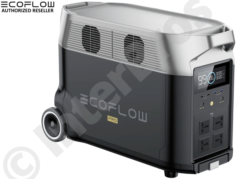 EcoFlow DELTA PRO Portable Power Station, Estação de Energia Portátil Gerador Solar Inteligente Pronta Entrega