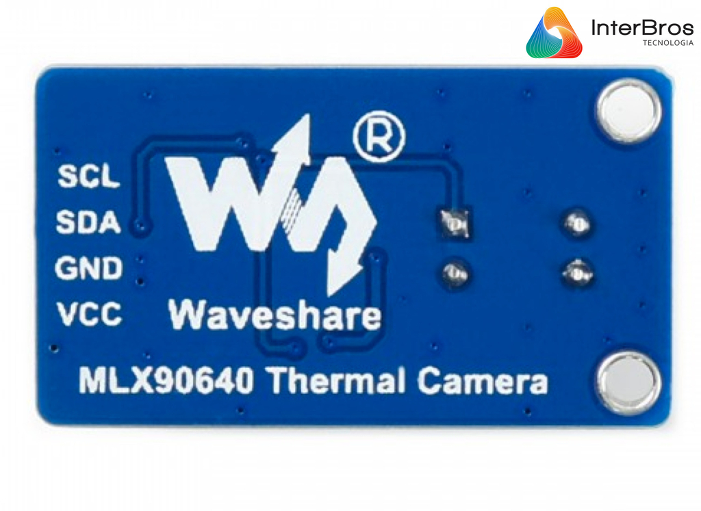 Waveshare MLX90640 IR Array Thermal Imaging Camera, 32×24 Pixels, 110° FOV , Módulo Câmera Termográfica , Compatível com Raspberry Pi na internet