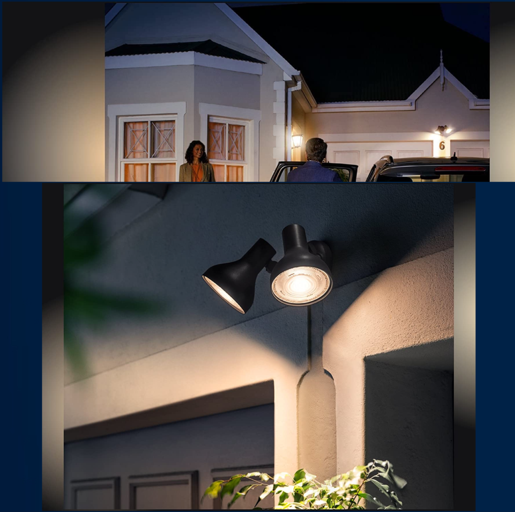 Philips Hue Ludere White Outdoor Security Light | Projetor PAR38 de Segurança | + Sensor de Movimento | Compatível com a Alexa, Apple Homekit & Google Assistant | Requer Hue Bridge - Loja do Jangão - InterBros