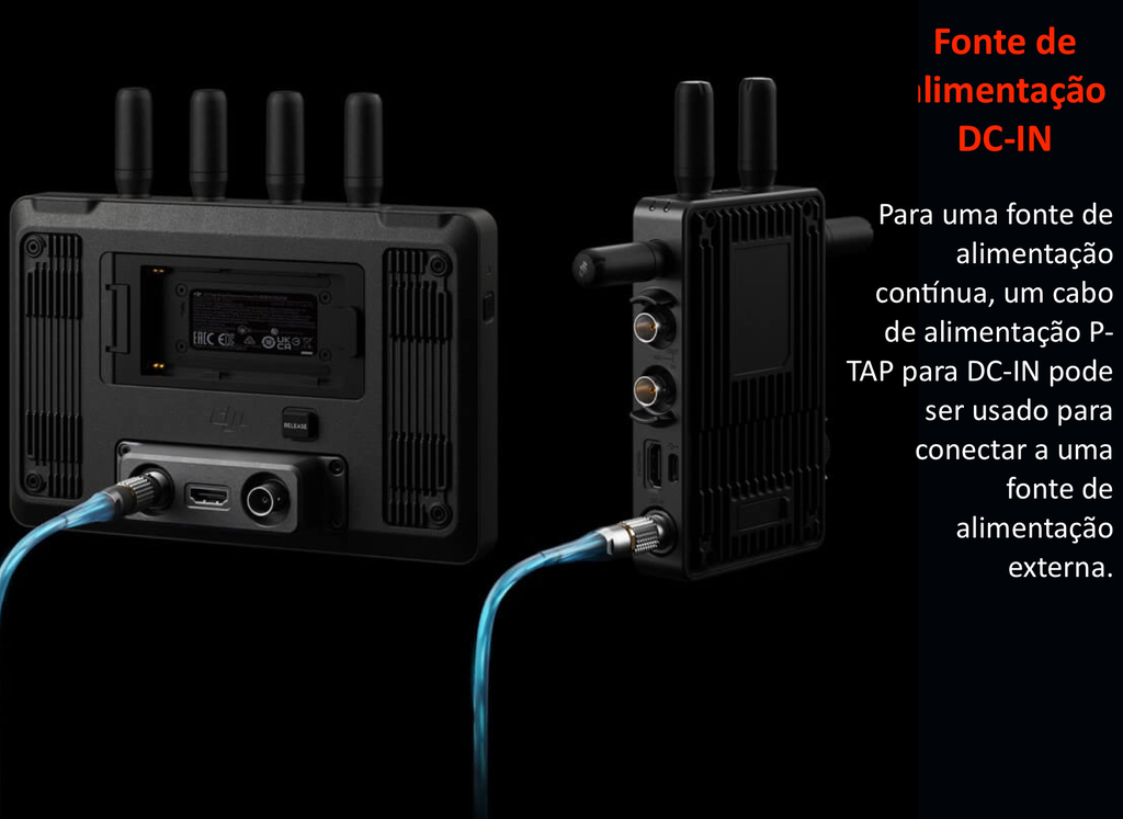 DJI Wireless Video Transmitter + 2 Baterias WB37 + Charging Hub + High-Gain Antennas CP.RN.00000180.01 na internet