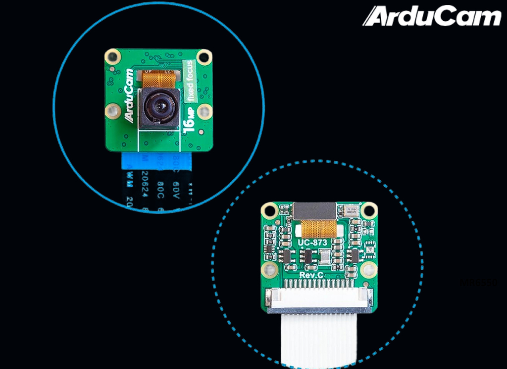 ArduCam 16MP NoIR Camera Module for Raspberry Pi and Jetson Nano/NX - loja online