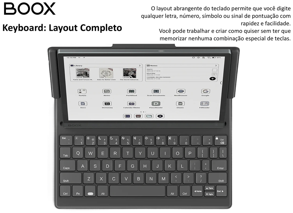 BOOX Magnetic Keyboard Cover for Tab Ultra / Tab Ultra C on internet