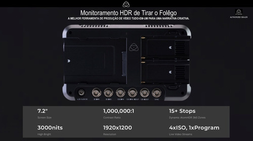 Atomos Shogun 7" HDR Pro Cinema Monitor Recorder Switcher na internet