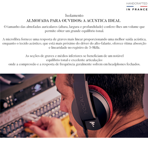 Focal Listen l Professional Closed-Back Circum-Aural l Over Ear Headphones l Studio Monitor Headphones - Loja do Jangão - InterBros