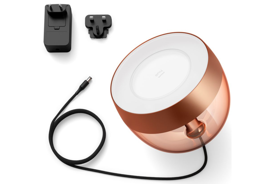 Philips Hue Iris l Limited Edition Cooper l White and Color Ambiance l Bluetooth Table Lamp Smart Lighting l 2ª Geração l Luminária de Mesa e Piso l Compatível com Alexa, Apple Homekit & Google Assistant | Funciona com Bluetooth e/ou com a Hue Bridge - Loja do Jangão - InterBros