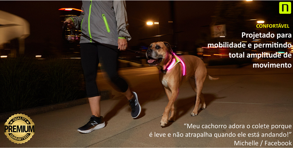 Noxgear Lighthound Revolucionário Colete Peitoral Premium Cães 4 Tamanhos na internet