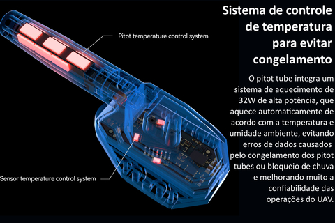 CUAV SKYE Airspeed Sensor l Sensor de velocidade aerodinâmica Drones & UAVs - Loja do Jangão - InterBros