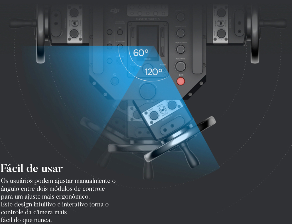 DJI Master Wheels 3-Axis CP.ZM.00000102.01 - Loja do Jangão - InterBros