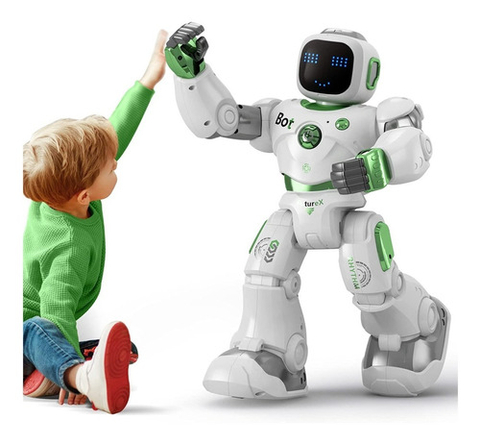 Ruko Carle Large Smart Robot Toys for Kids | Robô Gigante Inteligente Educacional | Comandos de Voz e pelo APP | Programável e Interativo | Sensor Gravitacional | Meninos e Meninas de 4 a 9 anos