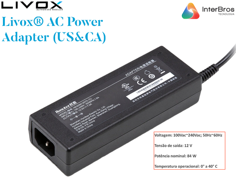 Imagem do Livox Tech Avia Lidar + Livox Tech Three-Wire Aviation M12 Connector + AC Power Adapter