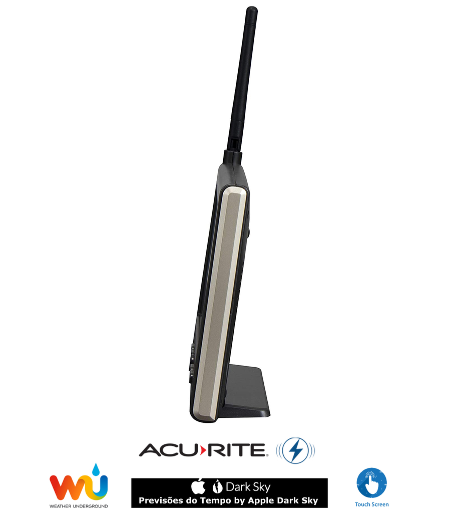 AcuRite 5-in-1 Estação Meteorológica Display Touch Screen de Alta Definição Sensor Raios Previsões by Dark Sky Compatível com Weather Underground WiFi - buy online