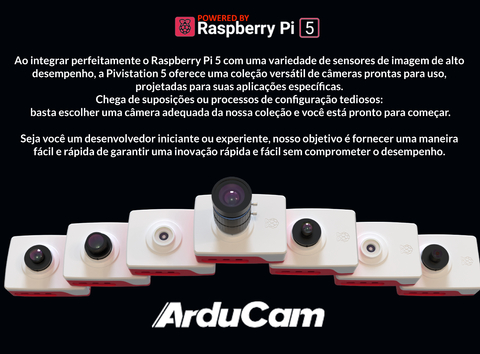 Arducam Pivistation 5 Klarity, 20MP IMX283 All-in-one High Sensitivity Raspberry Pi 5 Camera Kit , B0502 - loja online