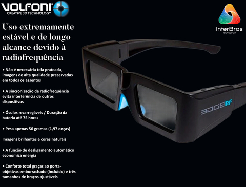 Volfoni Active Edge RF VR 3D Glasses - tienda online