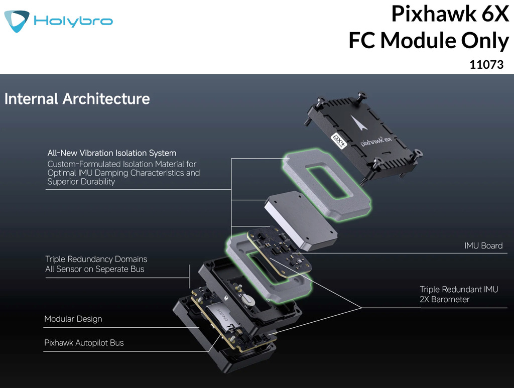 Holybro Pixhawk 6X Flight Controller Module , 11073 - buy online