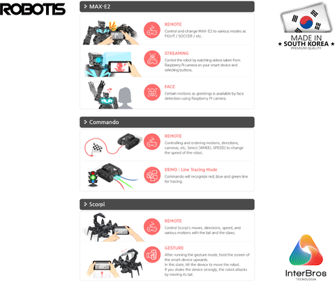 Robotis Steamcup Engineer Robot Kit 2 , Developer Kit , Habilitado para IA , Educacional , Idade: 15+ - loja online