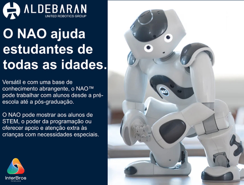 Aldebaran Nao Robot V6 Educator Pack , Humanoide Programável e Autônomo - tienda online