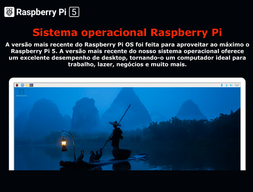 Imagem do Raspberry Pi 5 Starter Kit 8GB - Aluminum