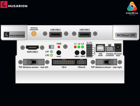 Husarion ROSbot 2 PRO Autonomous, Open Source Robot Platform - loja online