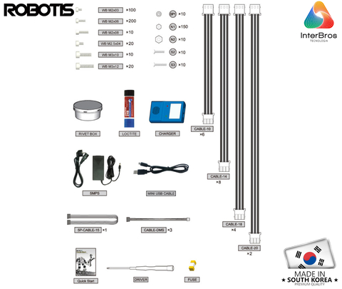 Imagem do Robotis Bioloid GP Grand Prix Humanoid Robot Developer Kit , Educacional , Idade: 15+