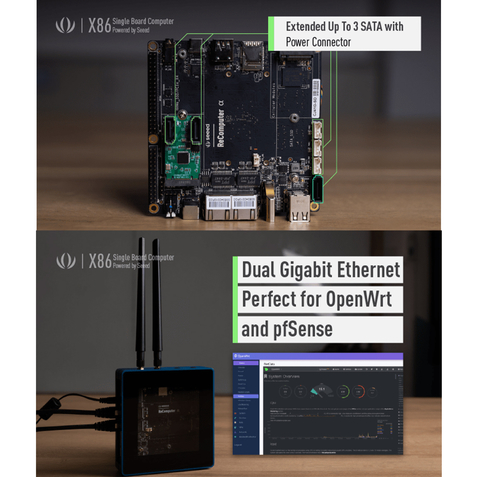 ODYSSEY Mini PC | SBC Single Board Computer | Win10 Expansível | Linux e Arduino Core | Intel Celeron J4125 | Quad-Core 2.0-2.7GHz | Intel UHD Graphics 600 | 8 GB RAM | 64 GB eMMC | NICs Ethernet Dual Gigabit - loja online