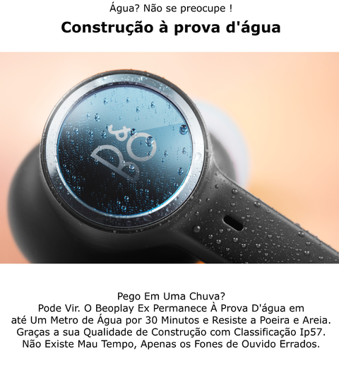 Bang & Olufsen Beoplay EX | Wireless Bluetooth Earphones | Com Microfone e Cancelamento de Ruído Ativo | 20 horas de Reprodução | Ajuste confortável À Prova de Chuva e Suor | Feito para Multitarefa | Escolha a Cor - online store