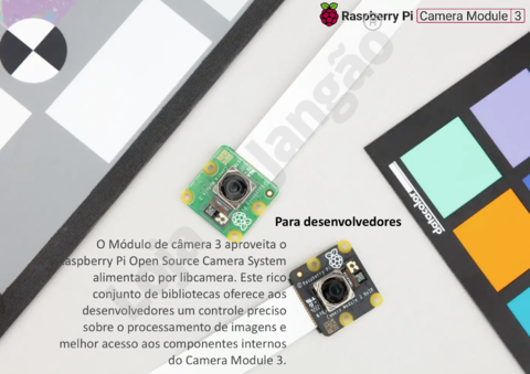 Raspberry Pi Camera Module 3 12 MP Auto Focus , Escolha: Standard , NoIR , Wide , Wide NoIR na internet