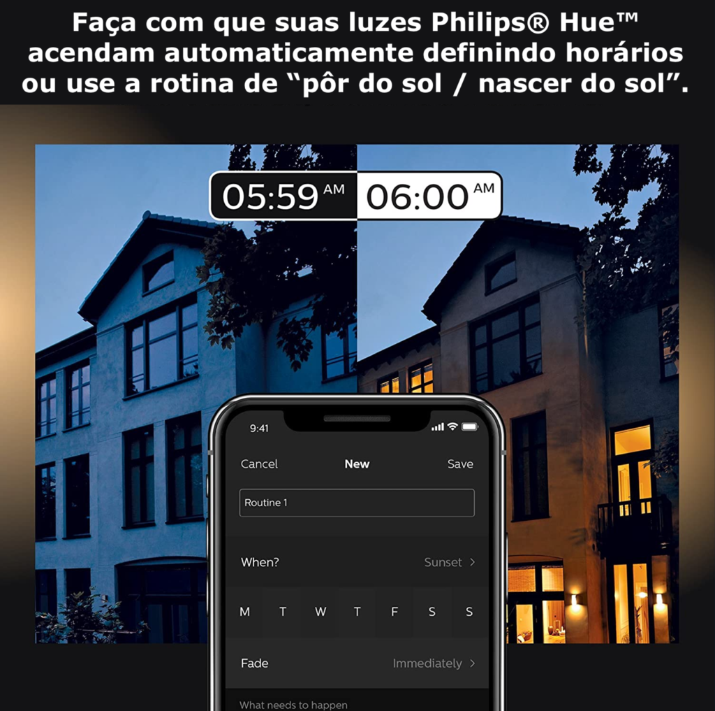 Philips Hue Ludere White Outdoor Security Light | Projetor PAR38 de Segurança | + Sensor de Movimento | Compatível com a Alexa, Apple Homekit & Google Assistant | Requer Hue Bridge