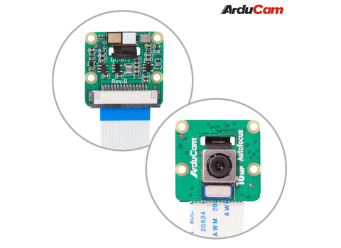 ArduCam 16MP IMX519 PDAF&CDAF Autofocus Camera for Raspberry Pi and NVIDIA Jetson Nano/NX and NVIDIA Orin NX - loja online