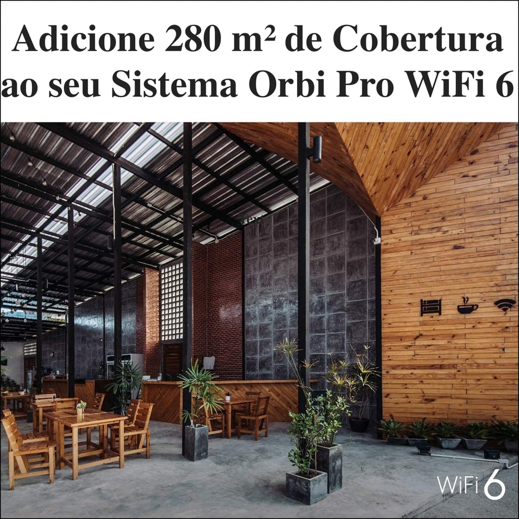 Netgear Orbi Pro SXS80 Satélite Adicional WiFi6 Triband Gigabit Mesh 280m² - tienda online