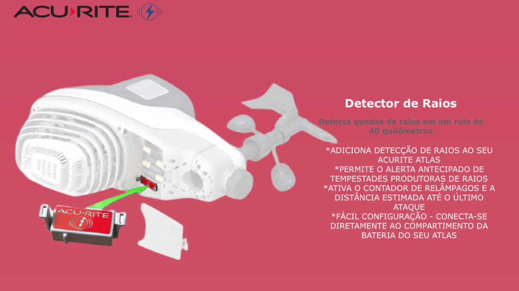 Acurite Atlas Professional Estação Meteorológica WiFi Display TouchScreen com Sensores de Raios e Tempestades Compatível com a Alexa e Google
