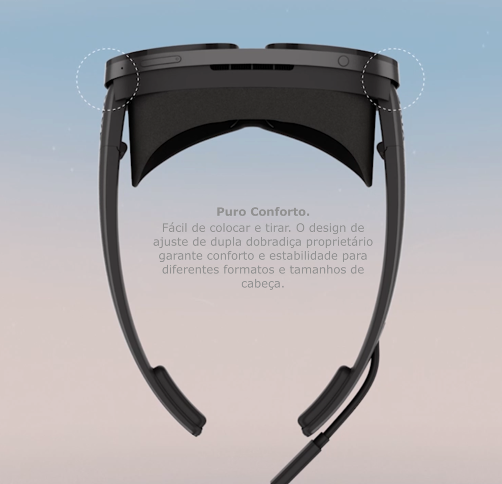 HTC VIVE FLOW CASE | Compacto e Leve A Serenidade Acontece | Os óculos VR Imersivos Feitos para o Bem-Estar e a Produtividade Consciente - tienda online