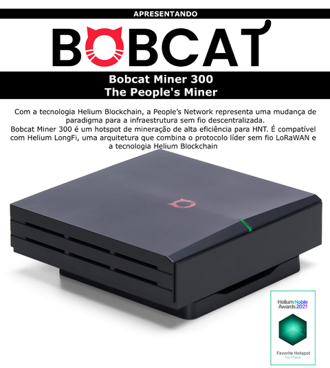 Bobcat Miner 300 Helium | Minerador de Helium | AU915 - tienda online