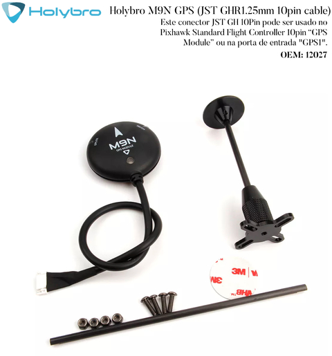 Holybro M9N GPS | Módulo GPS l UAVs & Drones l 12027 l 12028 l 12029 l Escolha o conector - Loja do Jangão - InterBros