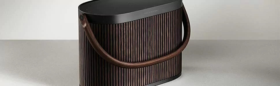 Imagem do Bang & Olufsen Beosound A5 Powerful Portable Bluetooth Speaker with Wi-Fi Connection, Carry-Strap, Nordic Weave
