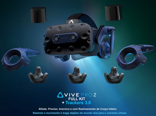 HTC VIVE VR Pro 2 Full Kit + VIVE Trackers 3.0 + Cintas Rebuff - buy online