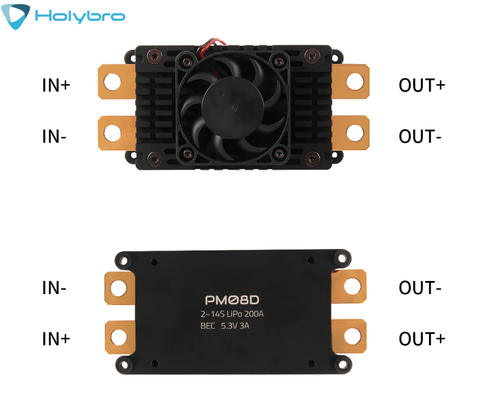 Holybro PM08D Digital Power Module (14S, 200A) for Pixhawk 6X 15024