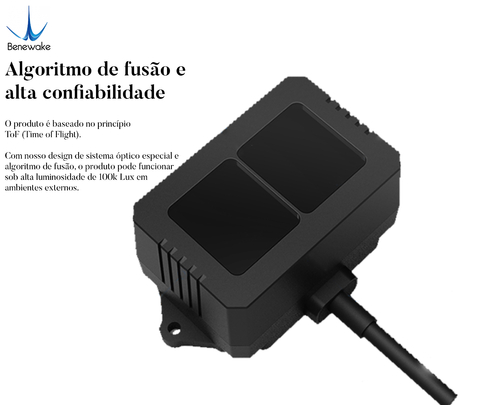 Image of Benewake TF02-Pro Single-Point Ranging Lidar IP65 40m Laser LiDAR