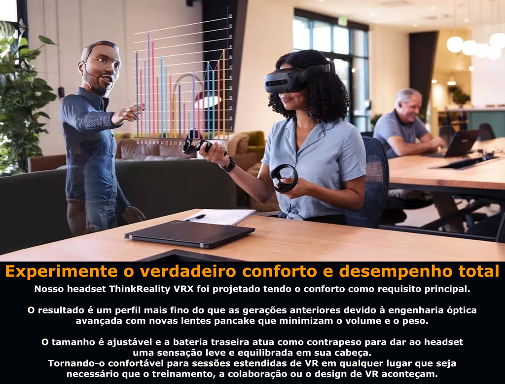 Image of Lenovo ThinkReality VRX All-in-one headset Virtual Reality / Mixed Reality 12DE0003US