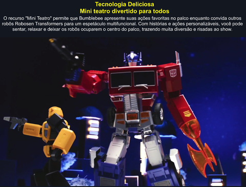 Imagem do Robosen Transformers G1 Bumblebee Robot , Educacional e Recreativo, +8 anos